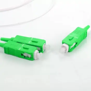 Vlakna, Optična PLC Splitter SC 1 : 2 Mini jeklene cevi, tip 1x2 0,9 mm Vlaken Opitc Splitter SC/APC Priključek 5PCS/Veliko