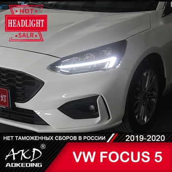 Vodja Svetilka Za Avto 2019 novi Ford Focus 5 Žarometi meglenki Dnevnih Luči DRL H7 LED Bi Xenon Žarnica Avto Dodatki