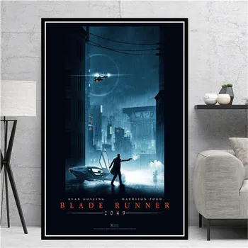 Vroče Film Blade Runner 2049 Plakatov in Fotografij Klasični Film Dar Platno Stensko Slikarstvo v slikah, za Dnevna Soba Dekor Cuadros