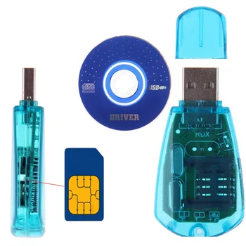 Vroče prodajo ! Modro KARTICO za Bralnik Kartic za Kopiranje/Cloner/Pisatelj/Backup Kit SIM Card Reader GSM CDMA + CD mobilni telefon SMS Varnostno kopiranje