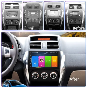 Wanqi Avto Avdio Radio, GPS Navigacija Multimedia Player Za leto 2010 2011-2016 Suzuki Sx4 Android10 Ogledalo Povezavo CSD WiFi Št DVD