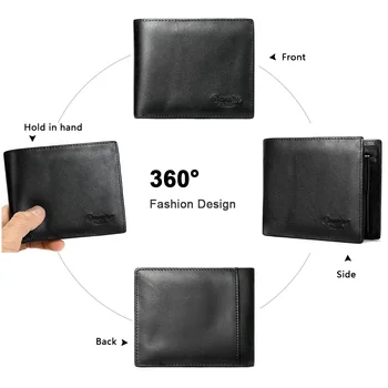 WESTAL moške denarnice pravega usnja torbici za moške imetnik kreditne kartice slim denarnice kratek kovanec torbici za moške letnik vreča denarja 886