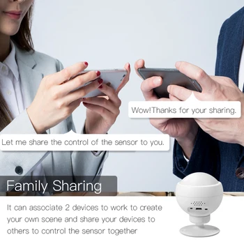 WiFi Smart Senzor Gibanja PIR Senzor Gibanja tuya/Smart LED Blub, Svetlobe življenja APP Za Alexa Google