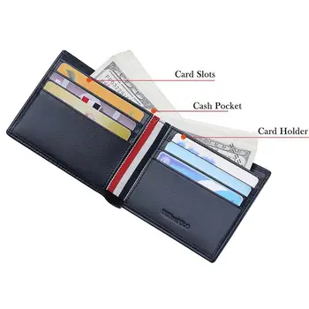 Williampolo usnjena denarnica, moška kratka poslovnih rdeča bela modra element ultra tanek kartico primeru prenosni denarnih potrdilo denarnice človek