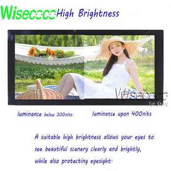 Wisecoco 6.86 palčni Raztegne Bar Lcd Zaslon Z Dotikom Nadzorni Odbor Avto Video Zaslona Raspberry Pi 3 Pi 4 Zaslon