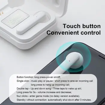 X15 TWS Bluetooth Brezžične Slušalke LED Zaslon,L12 Bluetooth 5.0 Šport Slušalke Čepkov Airbuds za Iphone,Samsung Za Xiaomi