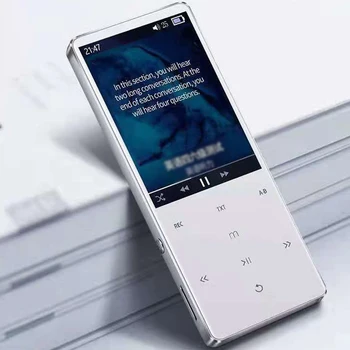 X8 Kovinski Touch Screen MP4 Bluetooth Predvajalnik Glasbe za Šport, Tek Podpira Glasovne Diktafon, E-book Reader Pregledovalnik slik