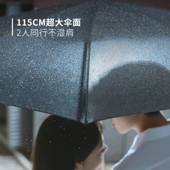 Xiaomi 90 super tri-krat lahka in tanka avtomatski dežnik ne dežnik za zaščito pred soncem in UV sonce in dež dvojno rabo, ne dežnik