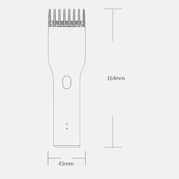 Xiaomi Youpin Električni Hair Trimmer Clipper Enchen USB Lase Rezalnik Hitro Polnjenje Lase Moški Brivnik Clipper Brivnica Domačo Uporabo