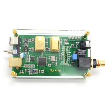XMOS XU208 asinhroni USB koaksialni optični izhod digitalni vmesnik IIS DSD256 spdif dop64 v primeru, da za hi-fi ojačevalec A6-018