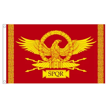 Xvggdg zastavo SPQR Rimskega Imperija Senat in Ljudstvo Rimu Zastavo Okraski banner za Dom