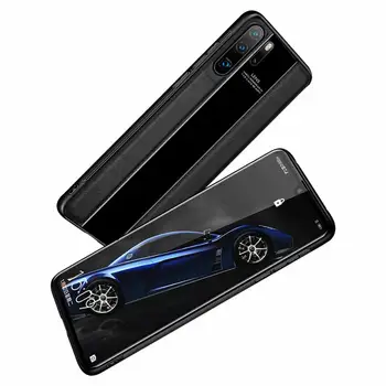 YXAYN za huawei p30 p30pro p30lite Poslovno Popolnoma prilegajo eleganten minimalističen čistega usnja primeru telefon