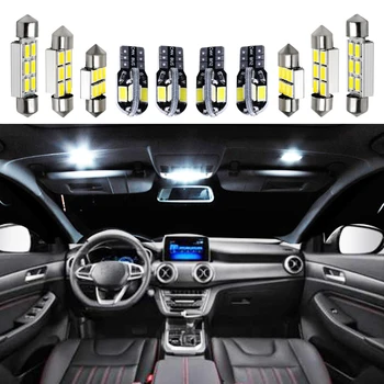 Za 2008-2019 Dodge Challenger Bel avto dodatki Canbus Napak LED Notranjosti Branje Svetlobe Svetlobni Kit Zemljevid Dome Licenco Lam