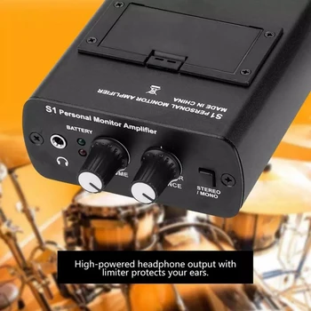 Za ANLEON S1 v Fazi Studio 100-240V Osebnih Ear Monitor Ojačevalcem za Slušalke za V Uho Sistema za Spremljanje EU Plug
