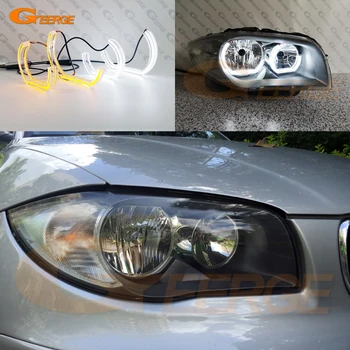 Za BMW 1 Series E82 E88 E87 E81 Odlično Ultra svetla Remonta Dnevno Svetlobo vključite opozorilne luči DTM M4 Slog LED Angel Eyes halo obroči