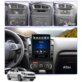 Za Citroen C4 C4L 2013 - 2017 Autoradio 2 Din Android Avto Radio Multimedijski Predvajalnik 9.7