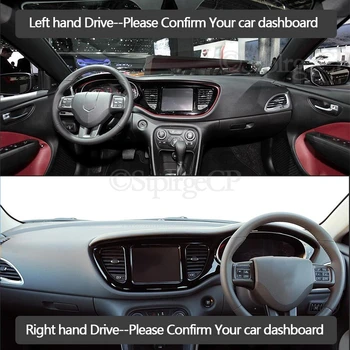 Za Dodge Dart Fiat Viaggio 2013 2016 PF Anti-Slip Mat nadzorni Plošči Pad Dežnik Dashmat Zaščito Preprogo Avto Dodatki