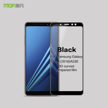 Za Galaxy A8 2018 Kaljeno Steklo MOFI 3D Ukrivljen Polno zavarovani Za Samsung Galaxy A8 2018 A530F Screen Protector
