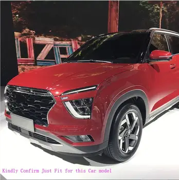 Za Hyundai Cantus Creta ix25 2020 2021 Ogljikovih Vlaken Avto Volan Zaščitni Pokrov, Trim Nalepke Auto Dodatki Notranjost