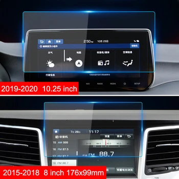 Za Hyundai Tucson 2016 2017 2018 2019 2020 Kaljeno Steklo Avto GPS Navigacijski Zaslon Patron Film LCD Zaščitna Nalepka