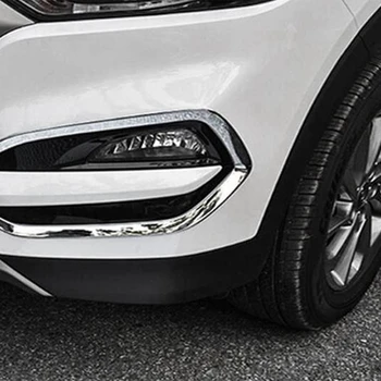 Za Hyundai Tucson 2016 2017 2018 ABS Chrome Sprednje Luči za Meglo Lučka za Kritje Trim Foglight Lučka za Odtenek Okvir Foglight Ploščo Dekoracijo