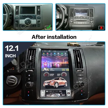 Za Infiniti FX35 FX45 2004 - 2008 Radio Android 9 Tesla Stereo Brezžična Carplay GPS Navigacija DSP Avto Multimedijski Predvajalnik