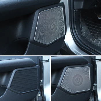 Za Lexus UX 2018 2019 Vrata Avtomobila Zvočnik Zvočne Chrome Pad zvočnik Pokrov Trim Okvir Nalepke Notranje opreme Pribor