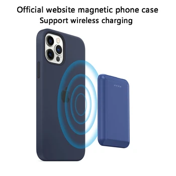 Za Magsafe iphone 12 12pro 12ProMax 12mini Magnetni Polnilnik pomožne Baterije Ultra-tanek Moči Banke Brezžično Polnjenje zaklad