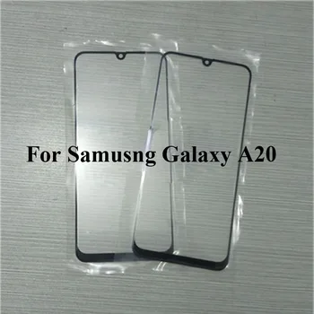 Za Samsung Galaxy A20 Spredaj LCD Steklo Objektiv zaslon na dotik Za Samsung A20 20-Touch zaslon, Zunanji Zaslon Stekla brez flex