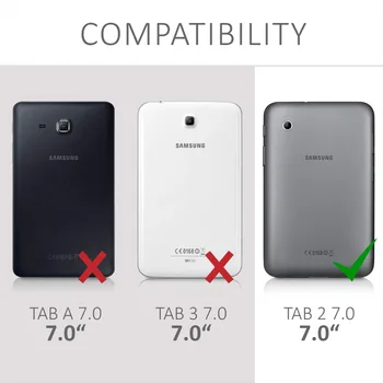 Za Samsung Galaxy Tab 2 7 GT P3100 PU Usnje Primeru Pokrovček Za Samsung Galaxy Tab 2 7.0 P3100 palčni Stojalo za Tablični Primeru +FilmPen