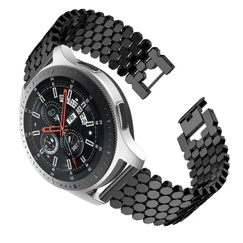 Za Samsung galaxy watch 46mm Prestavi S3 Meje & Classic iz Nerjavečega Jekla Zamenjava Watch Band Zapestnica Trak 22 mm Watchband