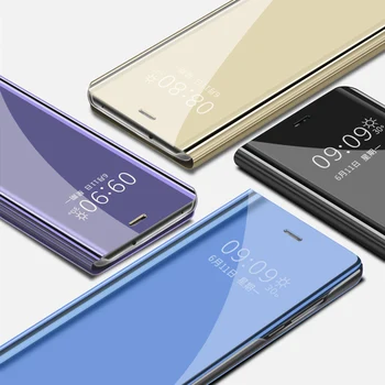 Za Samsung S20 FE Primeru Luksuznih Ogledalo Smart Usnje Pokrovček Za Samsung Galaxy S20 FE 2020 S 20 fe S20FE Zaščito Stojalo Capa