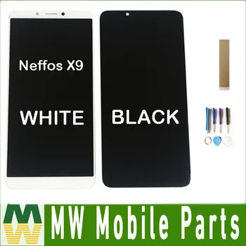 Za TP-LINK Neffos X9 LCD-Zaslon na Dotik Zaslon Senzor Stekla Skupščine Črne Bele Barve Z orodja in lepilni trak