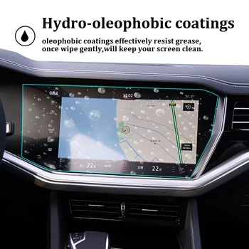 Za za Volkswagen Touareg 2019 2020 nadzorno ploščo plošča digitalni kabina protector navigacijski zaslon film LCD zaslon pokrov