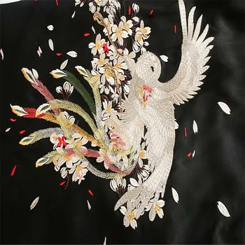 Za Ženske, Vezenih Dolgo Kimono Obleko 2020 Dolg Rokav Zaviti V Vratu Eleganten Stranka Obleke, Modni Tonske Tassel Vezi Vestidos