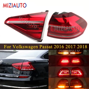 Zadaj rep luč Za Volkswagen Passat 2016 2017 2018 Rep Stop Zavorna Luč Avto Dodatki, Zadaj se obrnejo signalna svetilka za Meglo