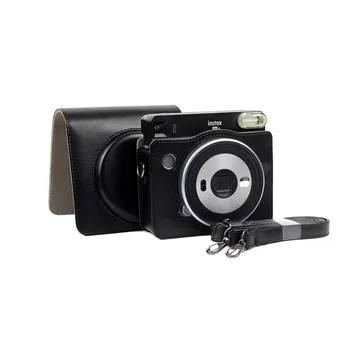 Zaščitna torbica za Fujifilm Instax Kvadratnih SQ6 Instant Filmsko Kamero PU Usnjena Torba z Ramenskim pasom Za Instant Kvadratnih SQ6