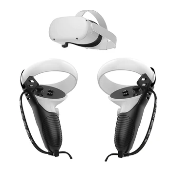 Zaščitni Pokrov Za Oculus Quest 2 VR Krmilnik Grip Ročaj za Varstvo Rokav Z Anti-spusti Trak Za Quest2 Vr Dodatki