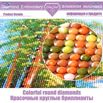 Zhui Star 5D Krog diamond slikarstvo diy diamond slikarstvo vezenje navzkrižno šiv Doma Dekor Polno diamond mozaik Baby Angel Rojstva