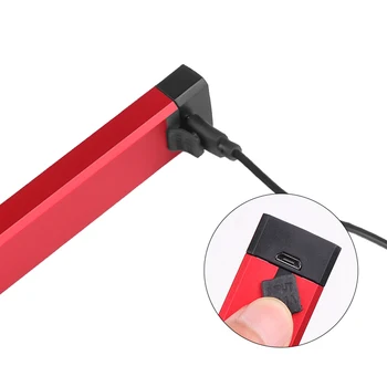 ZK20 Dropshipping COB LED svetilko Rdečo luč delovna luč USB Baklo zidava-v baterijo z magnetom popravila kamp lanterna