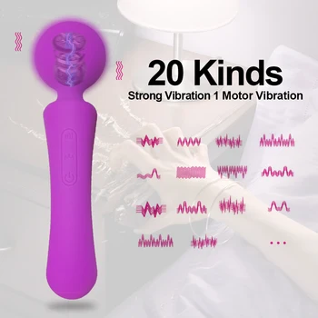 Zmogljiv AV Čarobno Palico, Vibrator za Ženske Klitoris Stimulator G Spot Massager Dildo penis z vibriranjem Sex Igrače za Odrasle Pari