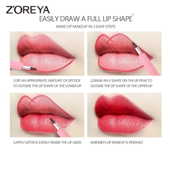 Zoreya 5 Barve, Zložljive Čopiča Beauty Make Up Orodje Prenosni Dustproof Kozmetični Krtačo Enostaven Za Uporabo