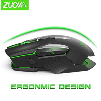 ZUOYA Gaming Miška DPI nastavljiva LED bright žična Optična USB Igralec Miši Igra Mause Za PC Računalnik Laptop strokovno