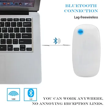 Čarobni Dotik Miške Bluetooth Brezžične Miške Slim Ergonomska Moda Urad Optični Računalnik Miške Za Apple Mac OS Win Laptop PC