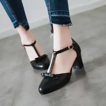 Čevlji ženska Metulj-vozel sandali ženske Črna ženska v visokih petah ženske Sandasl feminino sandali zapatos de mujer Plus Size34-46