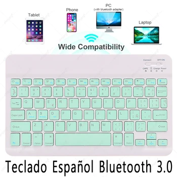 Španski Tipkovnice, Ohišje Z Miško Za iPad Zraka 4 10.9 Pro 11 2018 2020 9.7 10.5 10.2 2019 5. in 6. 7 7. Generacije Zraka 2 3 Miši