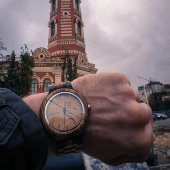 мужские часы BOBO PTICA Lesa Watch Moških erkek kol saati Teden Datum Prikaza na Japonskem Quartz Moški 